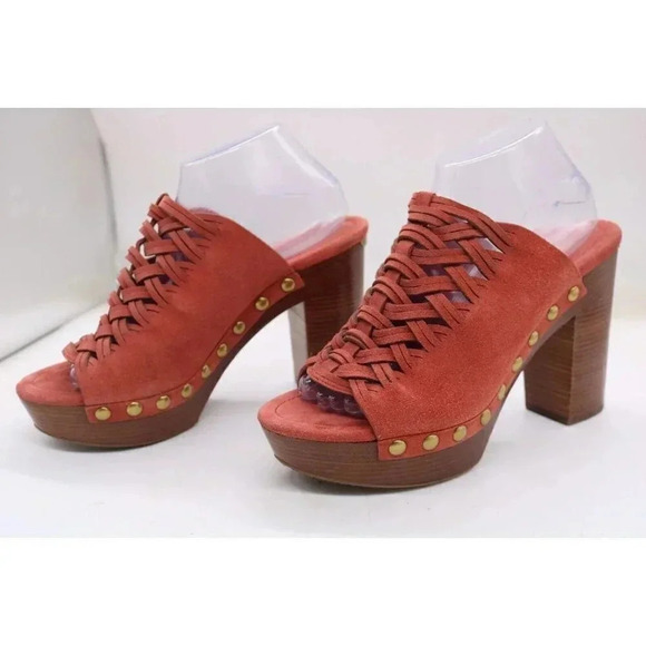 Michael Kors Women's Westley Mule Cinnamon Platform Slip On Shoes-10M - Picture 4 of 10